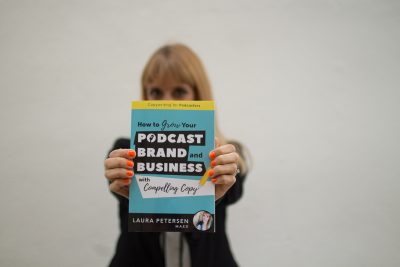 laura petersen copy that pops copywriting for podcasters amazon best seller book funny